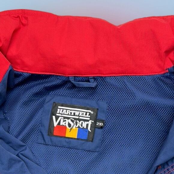 DODGE Men’s 2XL Blue 1/2 Zip Pullover Windbreaker - Picture 7 of 7